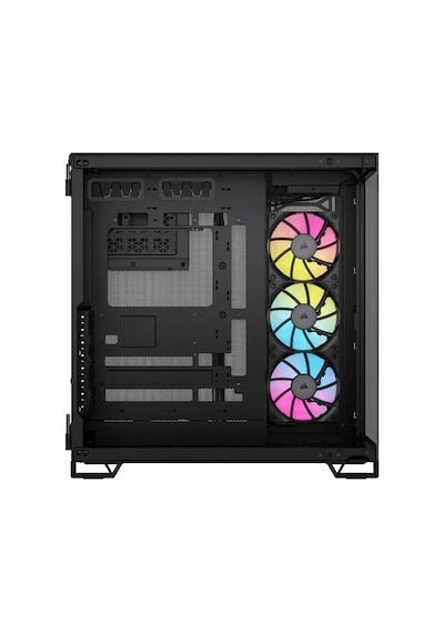 Corsair İcue Lınk 6500x Rgb Tempered Glass Siyah Usb 3.2 Atx Mid Tower Kasa Cc-9011269-ww