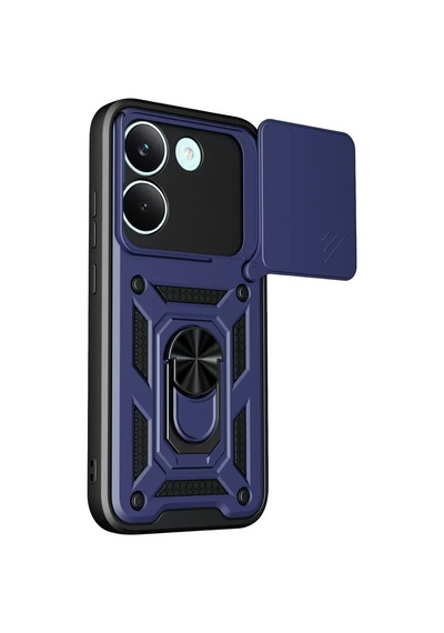 Newface Xiaomi Poco X8 Pro Pars Lens Yüzüklü Silikon - Lacivert