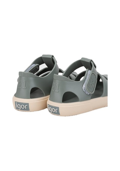 Igor S10340-013 Bay Çocuk Sandalet Yeşil