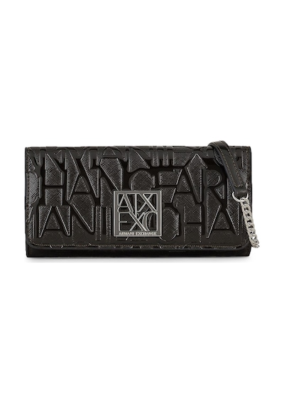 Armani Exchange Kadın Marka Logolu Zincir Askı Detaylı Cüzdan 948481 Cc794 00020 SİYAH