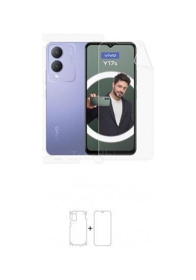 Vivo Y17s Ön, Arka Ve Yan 360 Derece Tam Kaplama Poliüretan Film