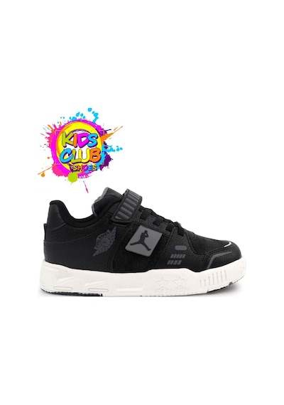 Sneaker Ortopedik Taban Unisex Çocuk Spor Ayakkabı SİYAH-BEYAZ