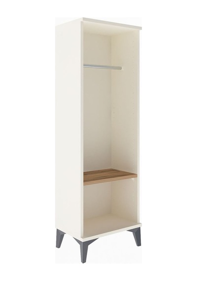 Arges Dolap Tek Raflı Tek Askılı 44x30x134 Aytaşı-çam Aytaşı