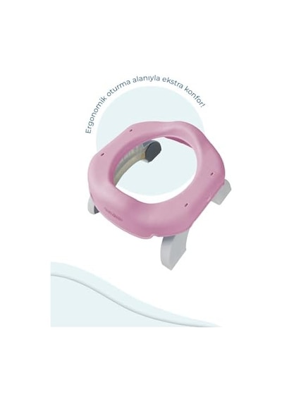 Babyjem 591 Portatif Lazımlık + 3 Poşet Pembe - Açık Bej
