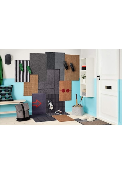 Ikea Sindal Kaymaz Paspas Kapı Önü Paspası 50x80 Cm Çok Renkli