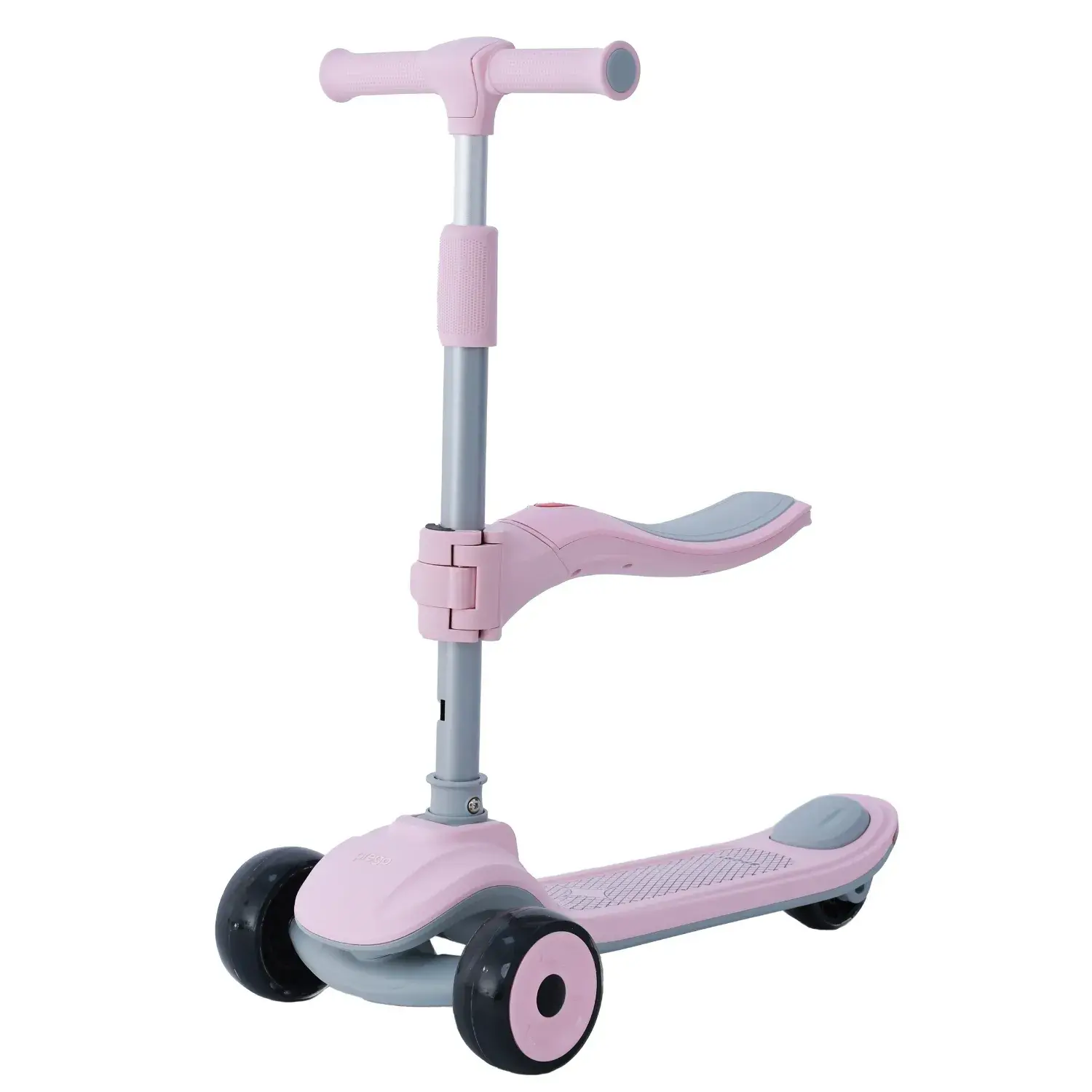 Prego Bluetooth Özellikli Işıklı Katlanabilir Nitro Scooter Pembe pembe
