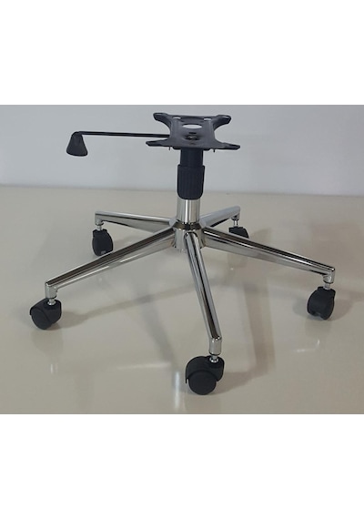 Kamusalmarket Ahtapot Yıldız Ayak+Teker+Krom Piston+Tek Kollu Mekanizma