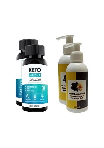 Buckthorn Keto Mucizevi Buckthorn Weed Slimming&firming 150 Ml Çehretohumu, Jel 2+2 Keto 60 Kapsül
