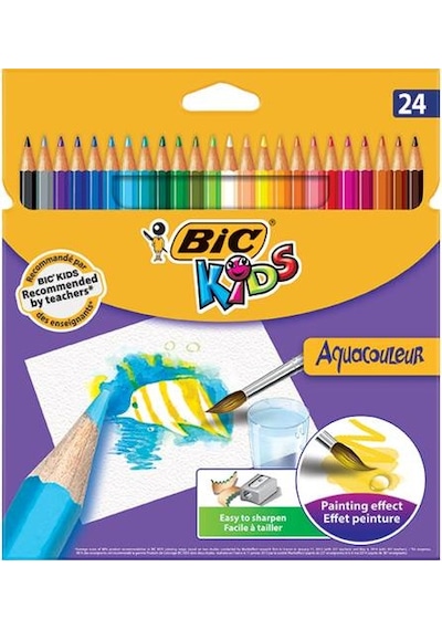 Bic Kids Aquacouleur Kuru Sulu Boya 24 Renk