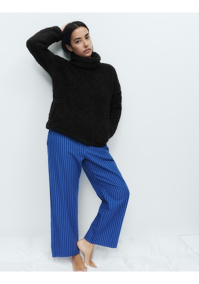 Marks & Spencer Yumuşak Teddy Sweatshirt T37003695T Siyah