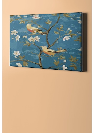 Webstyle Sayılarla Boyama Seti Kasnaklı Baharda Kuşlar 2 40 X 50 Cm