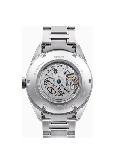 Orient Star Limited Edition Re-bx0009b00b Kurmalı Otomatik Çelik Gri Siyah Kadran 10 Atm 40 Mm Erkek Kol Saati Gri