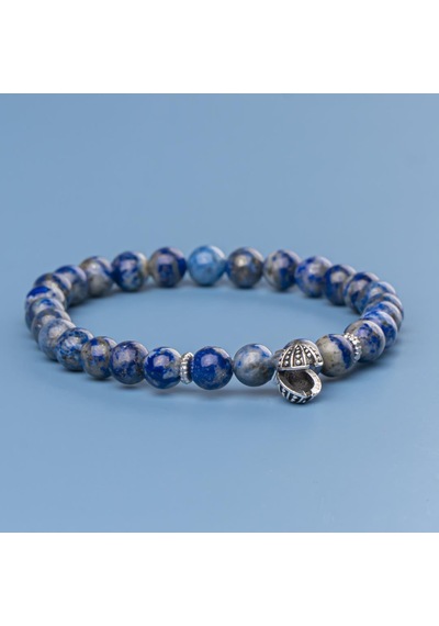 Lapis Lazuli Doğal Taş Bileklik 6 Mm Derin Bilgelik Renkli