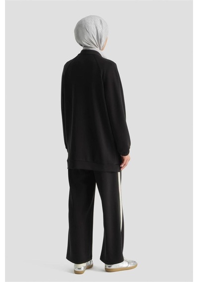 Armine Trend Ribana Detaylı Takım Siyah