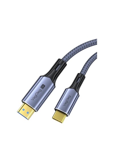 Type-c To Hdmı Kablo 8k 60hz 4k 240hz Hdr 3d 48gbps Örgülü Usb-c To Hdmı Kablo 2 Metre Diğer