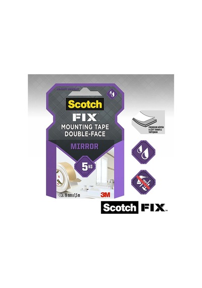Scotch Ayna Montaj Bandı 19mm x 1.5m