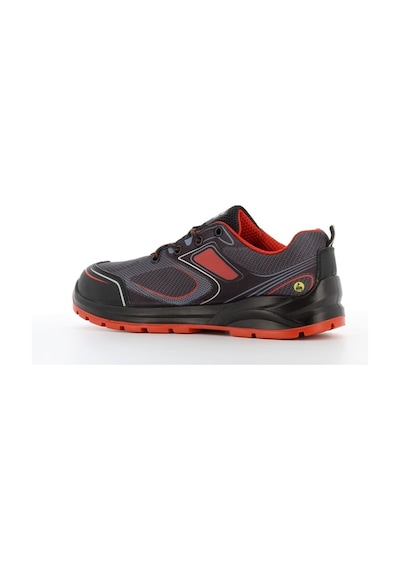 Safety Jogger Cador Red S1p Esd Src İş Güvenlik Ayakkabısı Siyah-Kırmızı
