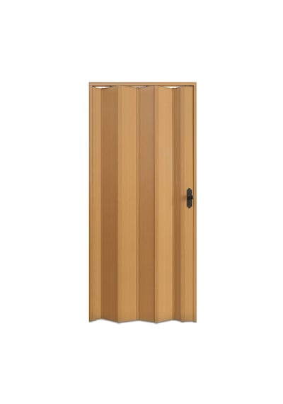 Faran Dekorasyon 87 x 230 Meşe Renk Camsız Pvc Akordiyon Katlanır Kapı - FRNAKMODEL-114