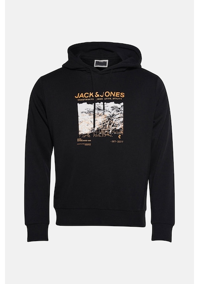 Jack & Jones Erkek Sweat 12284474 Siyah Siyah