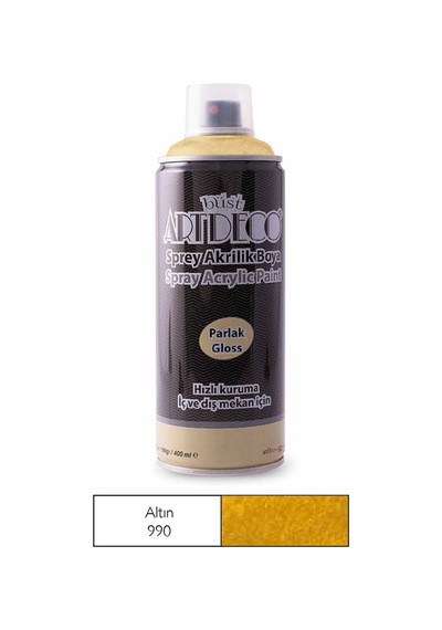 Artdeco Sprey Akrilik Boya 400 Ml Altın 990