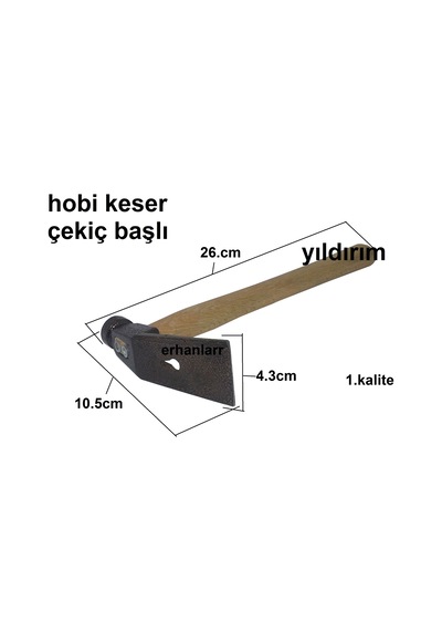 Hobi Keser Mini Dövme Çelik 1.Ka Çekiç Sağlam 1.