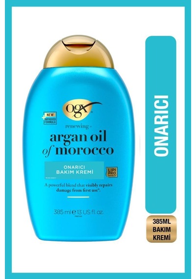 Ogx Extra Güçlü Nemlendirici Ve Canlandırıcı Argan Oil Of Morocco Sülfatsız Bakım Kremi 385 Ml