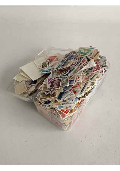 Damgalı Dünya Pulu Lotu 490-550 Gram - Yabancı Posta Pulu  Teşhir Ürün