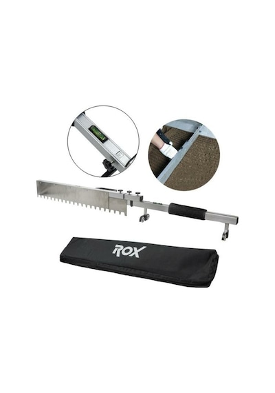 Rox 0167 Su Terazili Taraklı Ayarlı Fayans Tesviye Mastarı 153 Cm