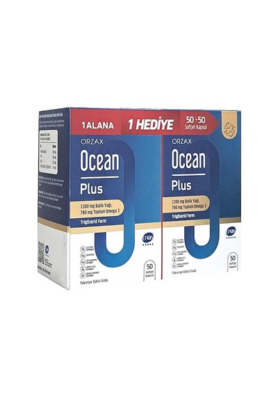 Ocean Plus Trgliserid Forrm 780 Mg Omega3 50+50 Softjel Kapsül