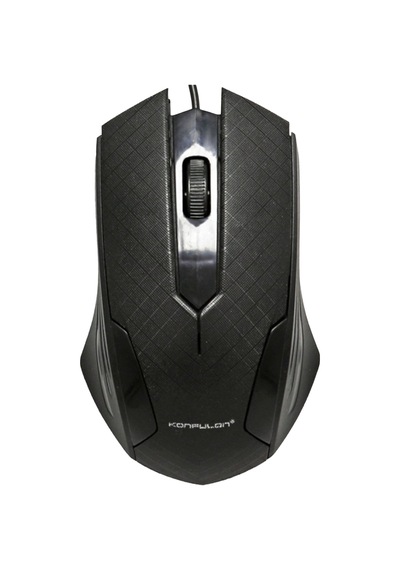 Konfulon Mw600 Kablolu Optik Ofis Mouse - Siyah 3215673