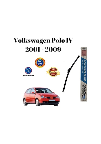 Volkswagen Polo Iv 2001 2002 2003 2004 2005 2006 2007 2008 2009 Uyumlu Arka Cam Silecek Süpürgesi Glz03208443 1 Adet