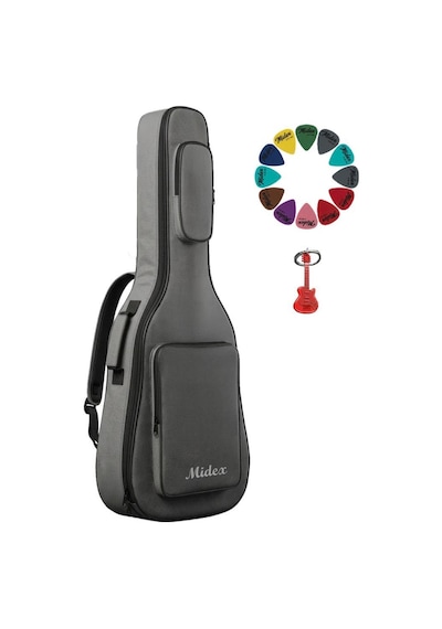 Midex Cs-89gry Özel Tasarım Softcase Klasik Gitar Çantası Gigbag Kılıf 101 Cm