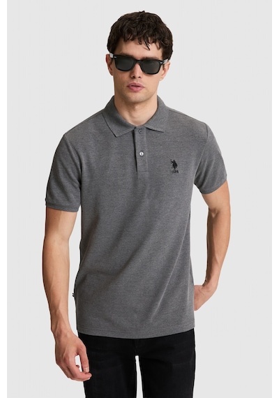 U.S. Polo Assn. U.s. Polo Assn. Erkek Antrasit Melanj Tişört Basic 50322314-vr081