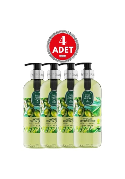 Eyüp Sabri Tuncer Ayvalık Zeytin Çiçeği Sıvı Sabun 500 Ml X 4 Adet