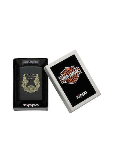 Zippo Harley Davidson Motor Cycle 218-116668 Siyah