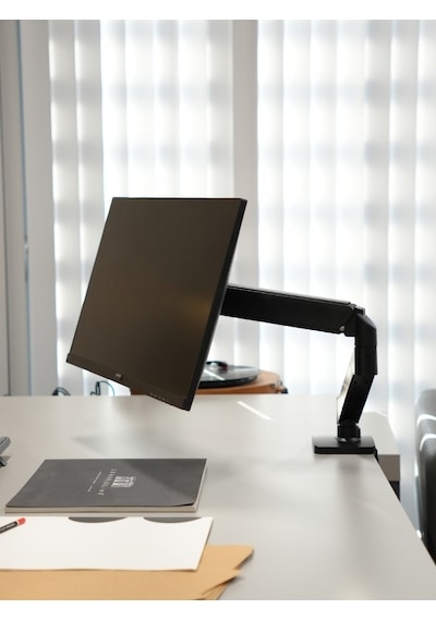 17–32'' Tek Kollu Monitör Kolu – Tam Hareketli VESA Uyumlu Monitör Tutucu – Monitör Standı