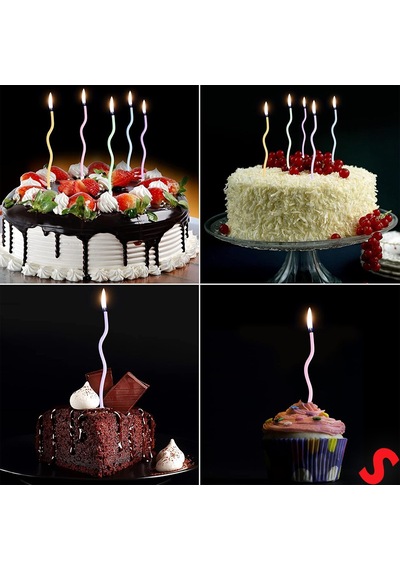 Mum - Spiral - 6 Adet - Makaron