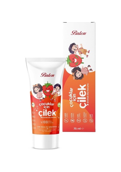 Doğal Çocuklar İçin Çilek Özlü Diş Macunu 75 Ml