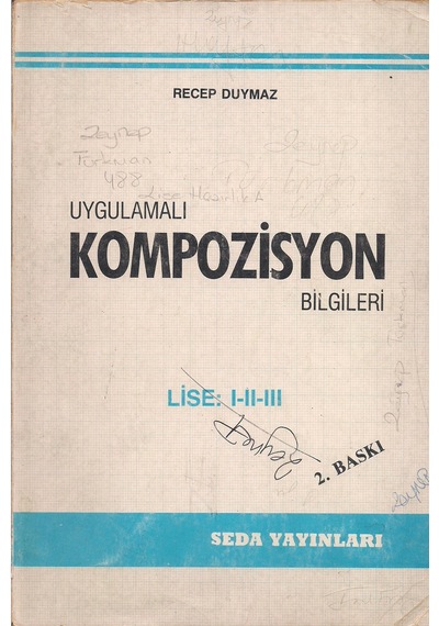 Uygulamalı Kompozisyon Bilgileri - Lise I-Iı-Iıı