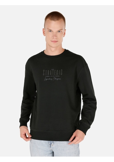 Colin's Colins Yeşil Erkek Sweatshirt Cl1070641 Q1.v1 Kha Haki
