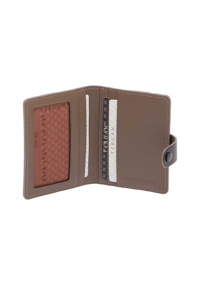 Tergan Kahve Deri Unisex Kredi Kartlık. - S1kk00001653-u9d Kahverengi