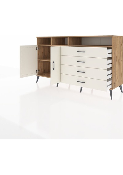 Kronos Konsol 5 Raflı 4 Çekmeceli 2 Kapaklı 176x59x99 Çam-aytaşı Aytası - Atlas Çam Kronos Konsol 5 Raflı 4 Çekmeceli 2 Kapaklı 176x59x99 Çam-aytaşı Aytası - Atlas Çam