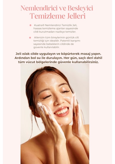 Kuatra Nemlendirici Besleyici Temizlik Jeli 200 ML