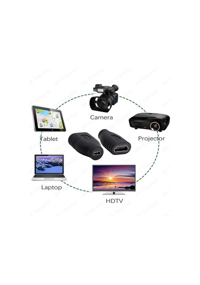 Micro HDMI Dişi tov HDMI Dişi Adaptör
