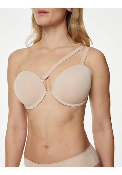 Marks & Spencer Destekli Multiway Push Up Sütyen T33002738 Bej