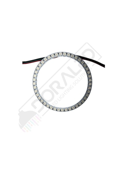 Doraled WS2812B ARGB Magic Matrix Ekran 5V Dijital Yuvarlak Pixel 35 Led Halka 96 x 77 MM