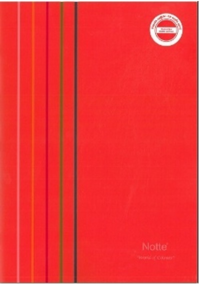 Notte Pp.kapak Defter Dikişli A4 Kareli 100 Yap Kırmızı