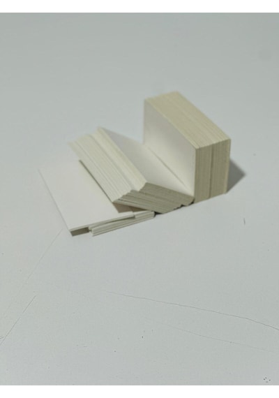 Boş Kelime Kartları Etiket 5x8cm 100 Adet Boş Kart Boş Kartvizit
