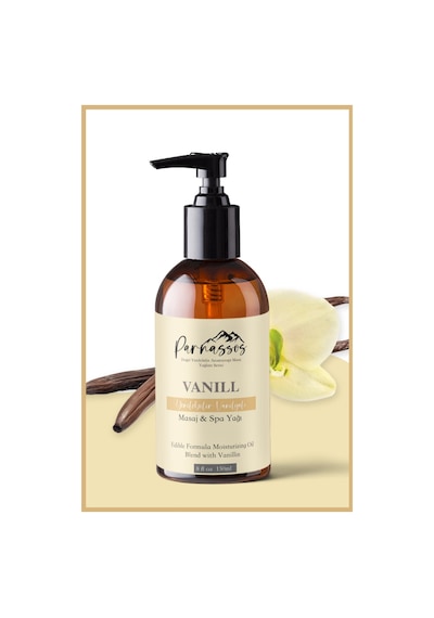 Parnassos Vanilyalı Yenilebilir Doğal Masaj Yağı 150 ML
