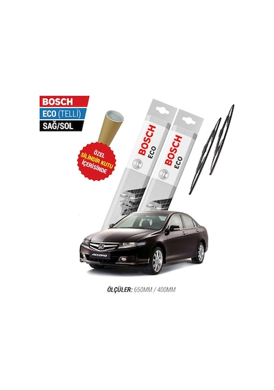 Bosch Eco Honda Accord Silecek Takımı (2003-2008)